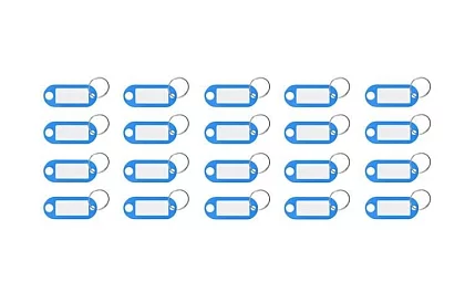 Kulcstartók az egyszerű azonosításhoz – 100 db, színes