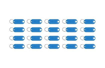 Kulcstartók az egyszerű azonosításhoz – 100 db, színes
