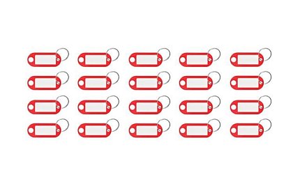 Kulcstartók az egyszerű azonosításhoz – 100 db, színes