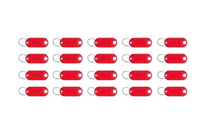 Kulcstartók az egyszerű azonosításhoz – 100 db, színes