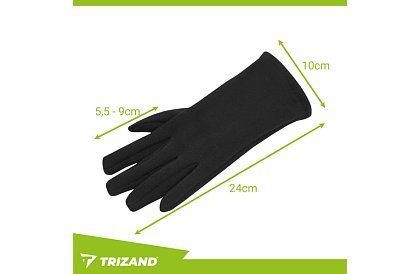 Érintőkesztyű - fekete