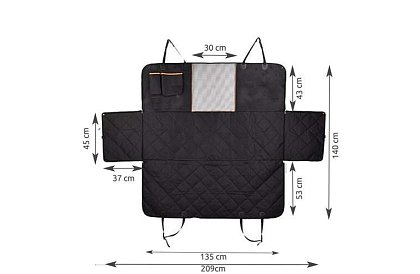 Védőháló az autó hátsó üléseire