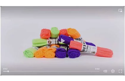 Mikroszálas törlők - 12 darabos készlet.