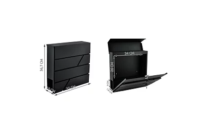 Postafiók – antracit