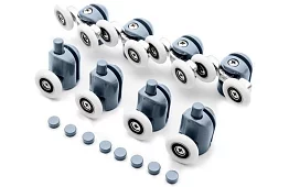 Zuhanykabinák tolóajtók kerekek – 8 db. KK9646