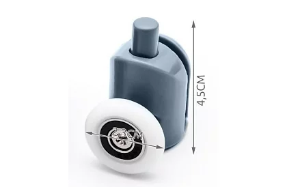 Kerek a zuhanykabinák tolóajtóihoz – 1 db