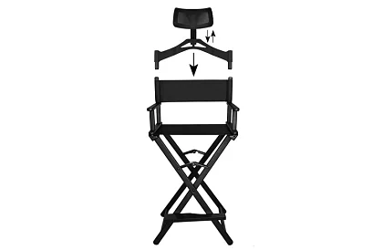 Alumínium kozmetikai szék fejtámlával