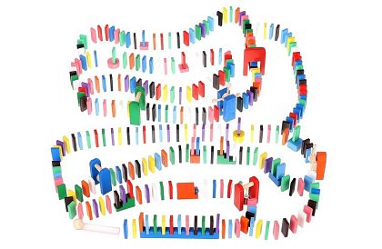 Fa domino Culodrome – 1131 darab