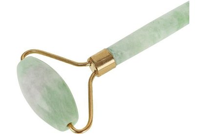 Jade masszázshenger arcra + gua sha lemez