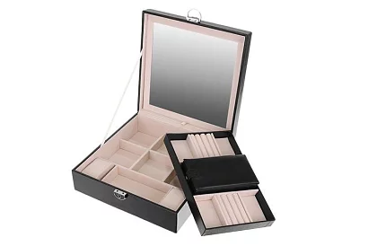 Ékszerdoboz kulccsal BEAUTYLUSHH – Fekete