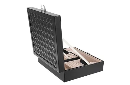 Ékszerdoboz kulccsal BEAUTYLUSHH – Fekete