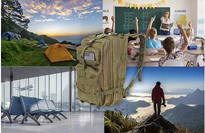 Taktikai katonai hátizsák XL TRIZAND zöld – 35 l