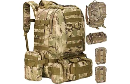 Nagy CAMO katonai hátizsák TRIZAND – 45 l