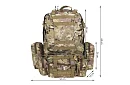 Nagy CAMO katonai hátizsák TRIZAND – 45 l
