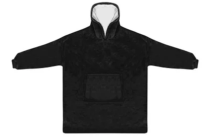 Oversize meleg pulóver – fekete