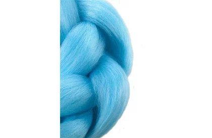 Szinétikus ombre fonatok a hajra - kék