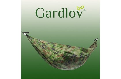 Turista függőágy Santiago Army 260x140 cm szúnyoghálóval