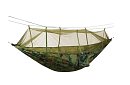 Turista függőágy Santiago Army 260x140 cm szúnyoghálóval