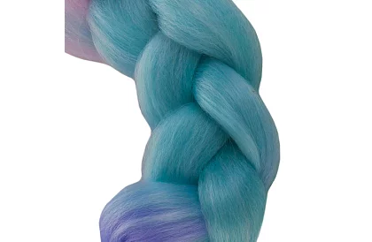 Szinétikus ombré fonatok rózsaszín-kék-lila