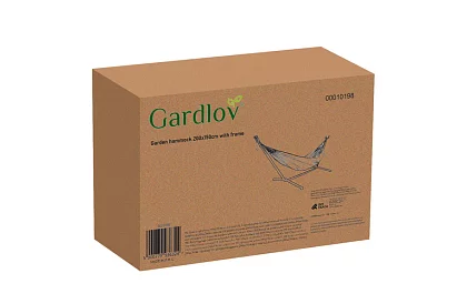 Kerti függőágy 200 × 150 cm kerettel