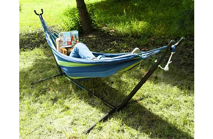 Kerti függőágy 200 × 150 cm kerettel