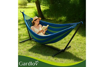 Kerti függőágy 200 × 150 cm kerettel