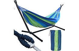 Kerti függőágy 200 × 150 cm kerettel