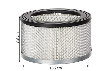 Tűzálló HEPA szűrő a hamu porszívóhoz