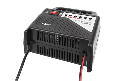 Akkumulátor töltő 6-12V / 6A – autóakkumulátor töltő