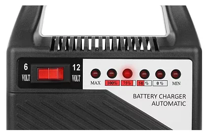 Akkumulátor töltő 6-12V / 6A – autóakkumulátor töltő