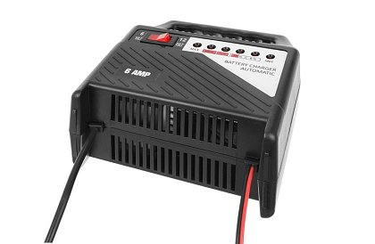 Akkumulátor töltő 6-12V / 6A – autóakkumulátor töltő