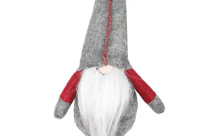 Ülő manó – szürke elf 50 cm