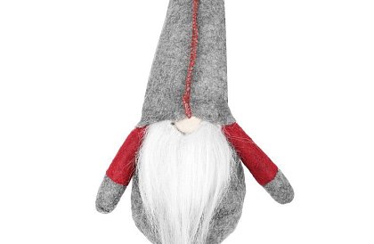 Ülő manó – szürke elf 50 cm