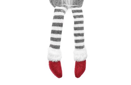 Ülő manó – szürke elf 50 cm