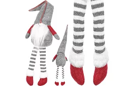 Ülő manó – szürke elf 50 cm