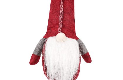 Ülő manó – piros elf 50 cm