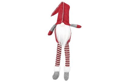 Ülő manó – piros elf 50 cm