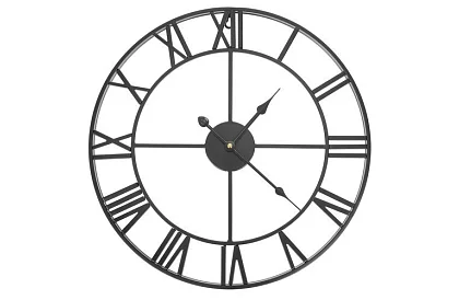 Retro falióra óra - fekete