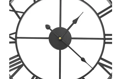 Retro falióra óra - fekete