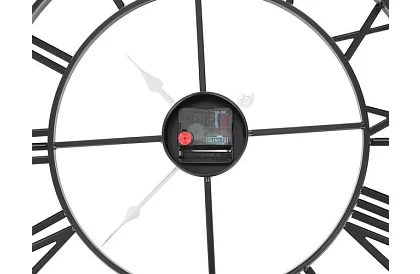 Retro falióra óra - fekete