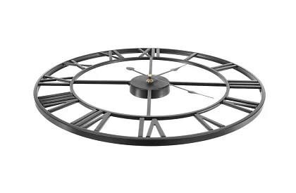 Retro falióra óra - fekete