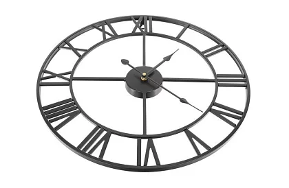 Retro falióra óra - fekete