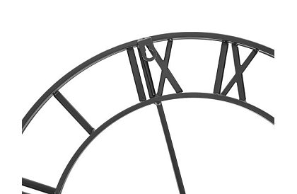 Retro falióra óra - fekete