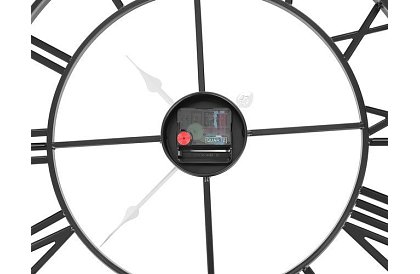 Retro falióra óra - fekete