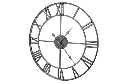 Retro falióra óra - fekete