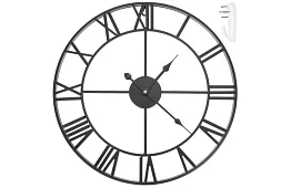 Retro falióra óra - fekete