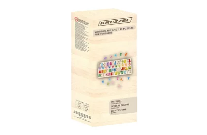 Fa és számokkal ellátott fa puzzle