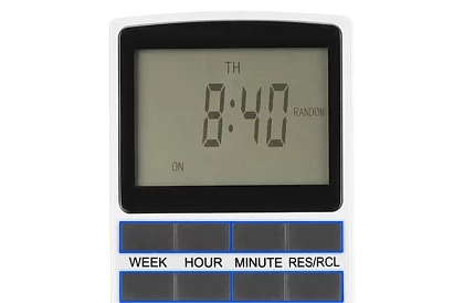 Digitális kapcsolóóra – bekapcsolási/kikapcsolási időzítő