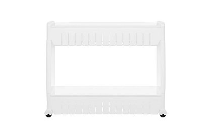 Mobil konyhai - fürdőszobai szekrény kerekeken - fehér