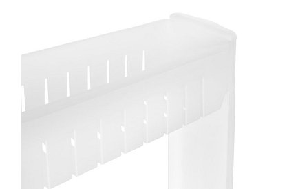 Mobil konyhai - fürdőszobai szekrény kerekeken - fehér